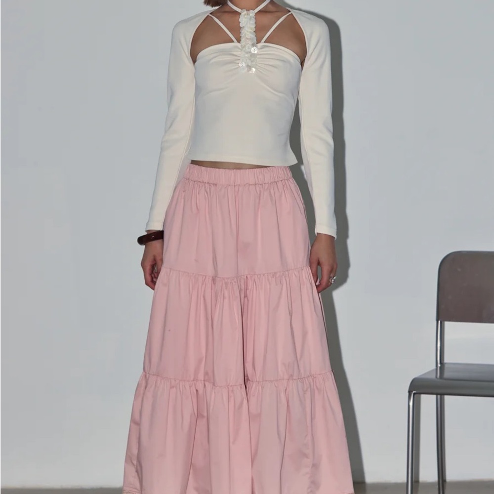 C/MEO COLLECTIVE
The To the End Top (halter top + removable sleeve shrug) NEW